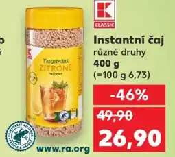 Kaufland Instantní čaj nabídka