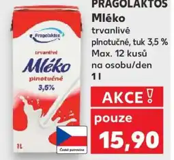 Kaufland PRAGOLAKTOS Mléko nabídka