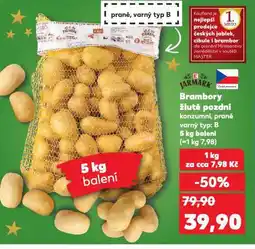 Kaufland Brambory žluté pozdní nabídka