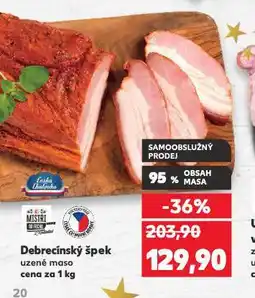Kaufland Debrecínský špek nabídka