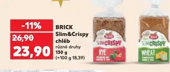 Kaufland Brick slim& crispy chléb nabídka