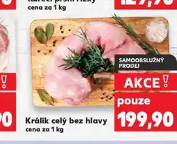 Kaufland Králík celý bez hlavy nabídka