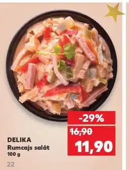 Kaufland Delika rumcajs salát nabídka