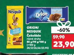 Kaufland Nesquik čokoláda nabídka