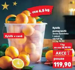 Kaufland Kyblík plný pomerančů nabídka