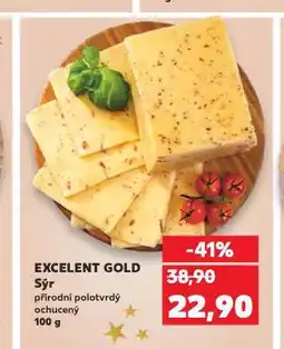Kaufland Excelent gold sýr nabídka