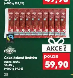 Kaufland Čokoládová lízátka nabídka