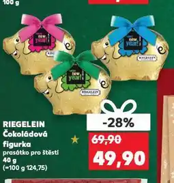 Kaufland Riegelein čokoládová figurka nabídka