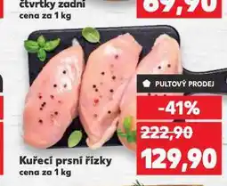 Kaufland Kuřecí prsní řízky nabídka