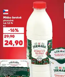 Kaufland Čerstvé mléko nabídka