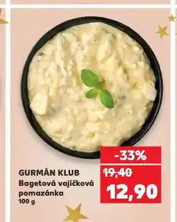 Kaufland Gurmán klub bagetová vajíčková pomazánka nabídka
