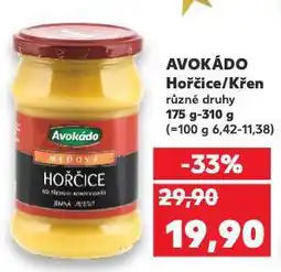 Kaufland Avokádo hořčice nabídka