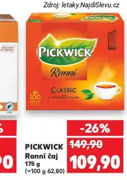 Kaufland Pickwick ranní čaj nabídka