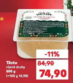 Kaufland Těsto nabídka