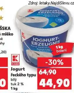 Kaufland Jogurt řeckého typu nabídka