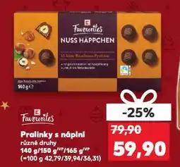 Kaufland Pralinky s náplní nabídka