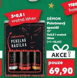 Kaufland Pivo démon nabídka