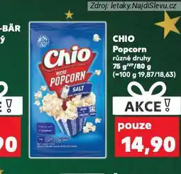 Kaufland Chio popcorn nabídka