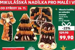 Kaufland Vánoční košíčky se sušeným ovocem nabídka