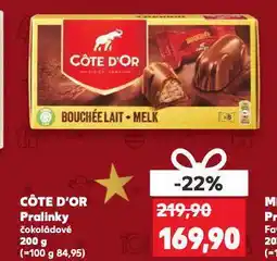 Kaufland Cote d'or pralinky nabídka