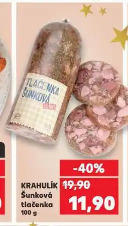 Kaufland Krahulík šunková tlačenka nabídka