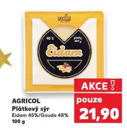 Kaufland Agricol plátkový sýr nabídka
