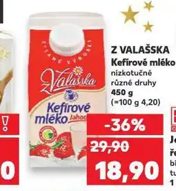 Kaufland Kefírové mléko z valašska nabídka