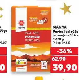 Kaufland Mánya parboiled rýže nabídka