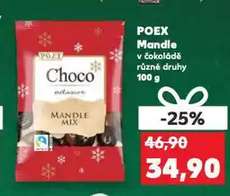 Kaufland Poex mandle nabídka
