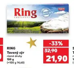 Kaufland Ring tavený sýr nabídka