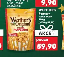 Kaufland Werther's popcorn nabídka
