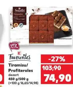 Kaufland Tiramisu nabídka