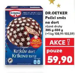 Kaufland Dr. oetker pečicí směs na dort nabídka