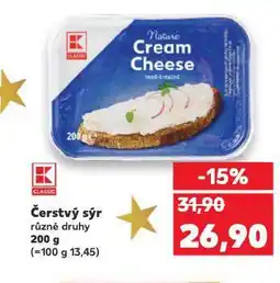 Kaufland Čerstvý sýr nabídka