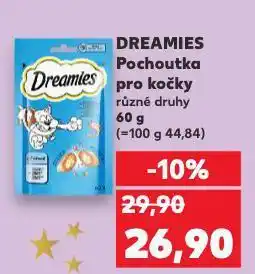 Kaufland Dreamies pochoutka pro kočky nabídka