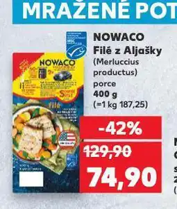 Kaufland Nowaco filé z aljašky nabídka