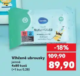 Kaufland Bevola vlhčené ubrousky nabídka