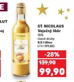Kaufland St. nicolaus vaječný likér nabídka