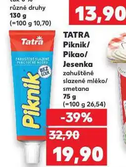 Kaufland Tatra jesenka nabídka