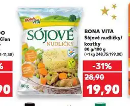 Kaufland Bona vita sójové nudličky nabídka
