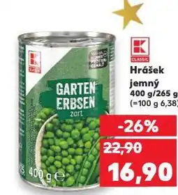 Kaufland Hrášek jemný nabídka