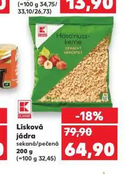 Kaufland Lísková jádra nabídka