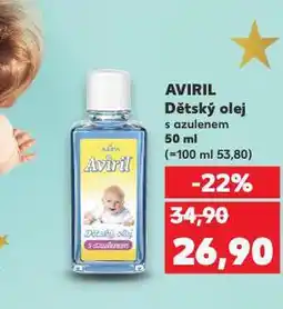 Kaufland Aviril dětský olej nabídka