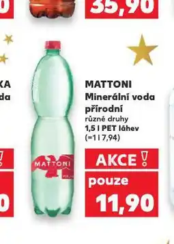 Kaufland Mattoni nabídka