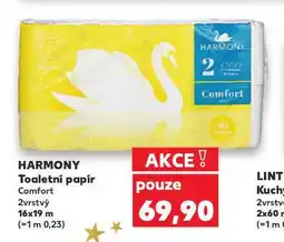 Kaufland Harmony toaletní papír nabídka