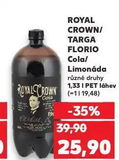 Kaufland Royal crown cola nabídka