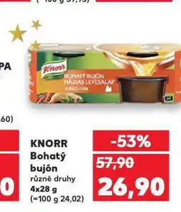 Kaufland Knorr bohatý bujón nabídka