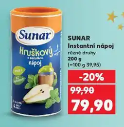 Kaufland Sunar instantní nápoj nabídka