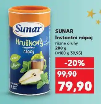 Kaufland Sunar instantní nápoj nabídka