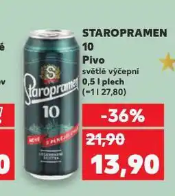 Kaufland Pivo staropramen nabídka